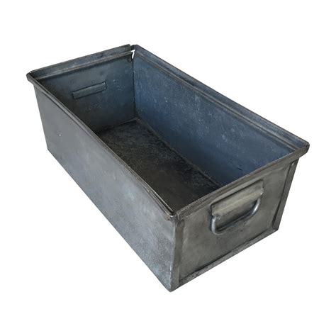 large industrial metal box|7x14x2' high metal storage box.